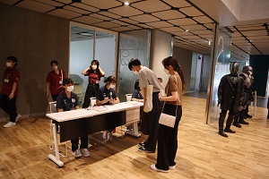 受付の様子