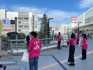 薬剤師会＆城西コラボのぼり4