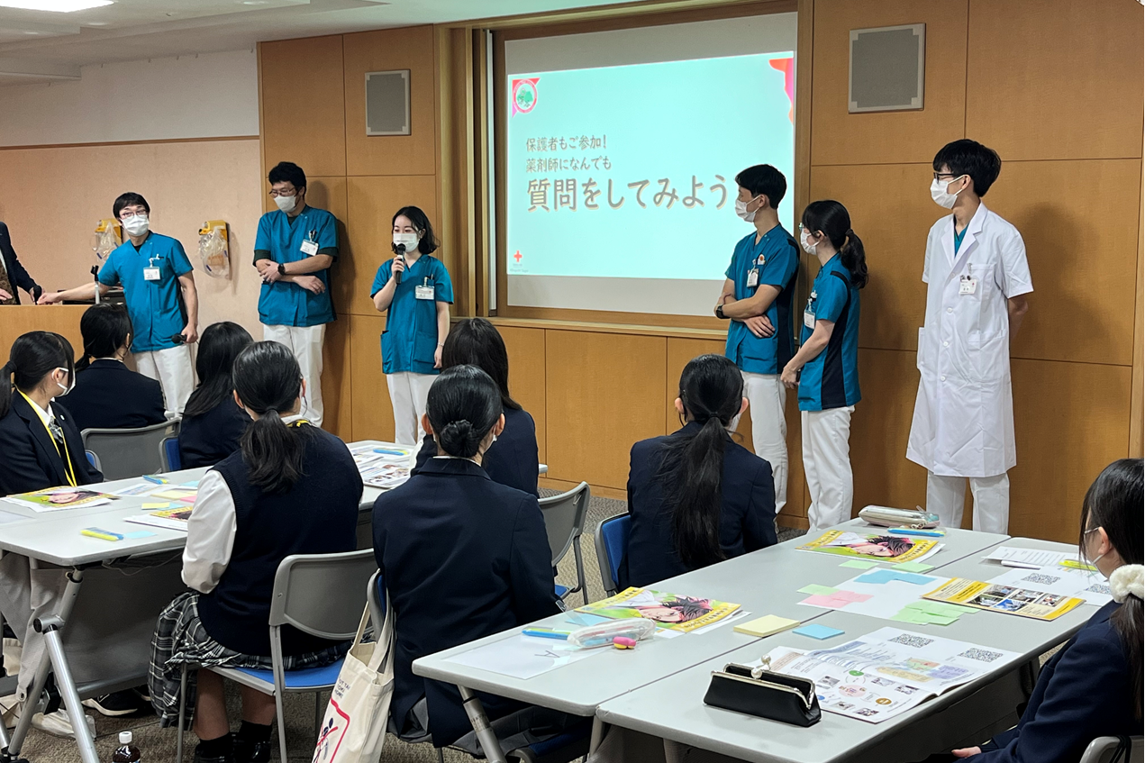 高校生からの質問に丁寧に回答していただきました。