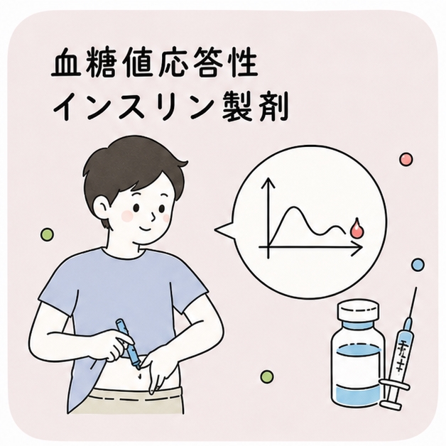 血糖値応答性インスリン製剤のイメージ