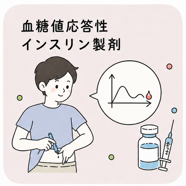 血糖値応答性インスリン製剤のイメージ