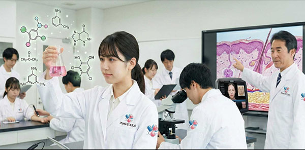 化粧品研究開発者になるための講義・実習内容紹介