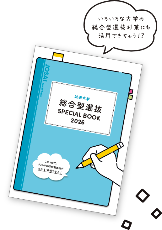 いろいろな大学の総合型選抜対策にも活用できちゃう！？/総合型選抜 SPECIAL BOOK 2025